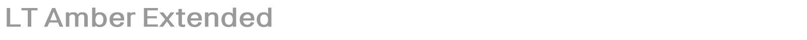 LT Amber font preview